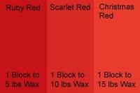 Red Candle Dye Block