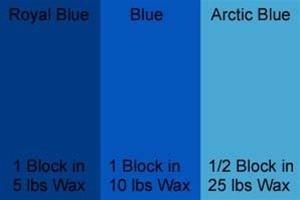 Royal Blue Candle Dye Block