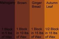 Brown (Red Shade) Candle Dye Block
