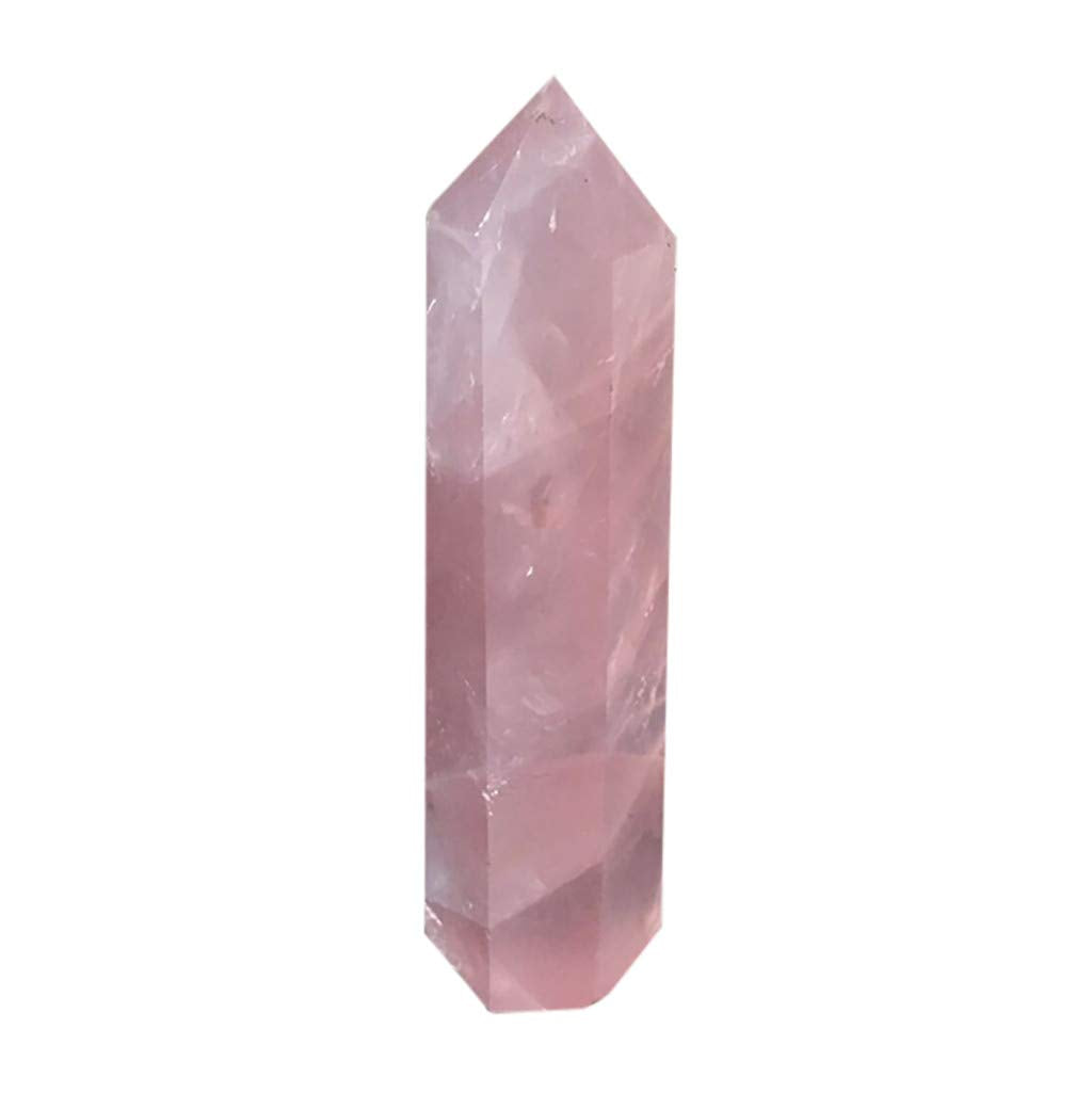 WAND - FACETED - ROSE QUARTZ