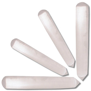 WAND- CYLINDRICAL - SELENITE WITH POINT